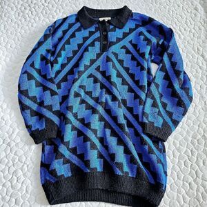 Vintage Carizia knit sweater tunic jumper small true vtg